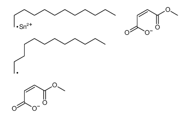 methyl (Z,Z)-8,8-didodecyl-3,6,10-trioxo-2,7,9-trioxa-8-stannatrideca-4,11-dien-13-oate结构式