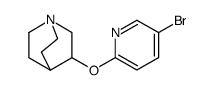 3-[(5-bromopyridin-2-yl)oxy]quinuclidine Structure