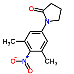 1-(3,5-Dimethyl-4-nitrophenyl)-2-pyrrolidinone structure