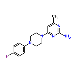 4-[4-(4-Fluorophenyl)piperazin-1-yl]-6-methylpyrimidin-2-amine picture