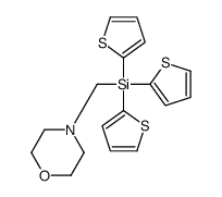 morpholin-4-ylmethyl(trithiophen-2-yl)silane结构式