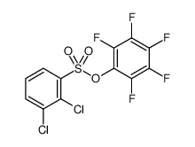 PENTAFLUOROPHENYL 2,3-DICHLORO-BENZENESULFONATE Structure