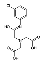 2-[carboxymethyl-[2-(3-chloroanilino)-2-oxoethyl]amino]acetic acid结构式