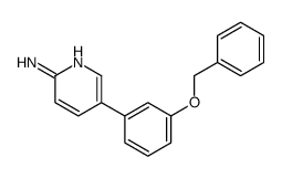 2-Amino-5-[3-(benzyloxy)phenyl]pyridine结构式
