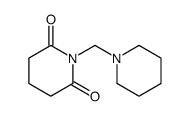 1-(piperidin-1-ylmethyl)piperidine-2,6-dione Structure