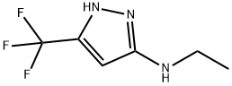 N-ethyl-3-(trifluoromethyl)-1H-pyrazol-5-amine Structure
