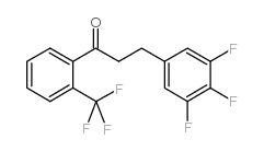 2'-TRIFLUOROMETHYL-3-(3,4,5-TRIFLUOROPHENYL)PROPIOPHENONE图片