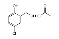 acetic acid,4-chloro-2-(chloromethyl)phenol Structure