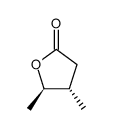 (3S,4R)-3,4-dimethylbutyrolactone结构式