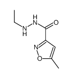 3-Isoxazolecarboxylicacid,5-methyl-,2-ethylhydrazide(6CI,7CI)结构式