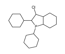 3-chloro-1,2-dicyclohexyl-2,3,3a,4,5,6,7,7a-octahydrophosphindole结构式