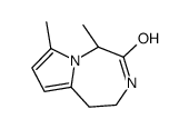 (5S)-5,7-dimethyl-1,2,3,5-tetrahydropyrrolo[1,2-d][1,4]diazepin-4-one结构式