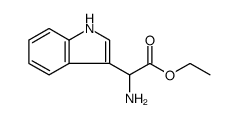 ethyl 2-amino-2-(1H-indol-3-yl)acetate Structure