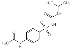 N-[4-(propan-2-ylcarbamoylsulfamoyl)phenyl]acetamide Structure