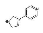 4-(2,5-dihydro-1H-pyrrol-3-yl)pyridine Structure