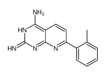 7-(2-methylphenyl)pyrido[2,3-d]pyrimidine-2,4-diamine Structure