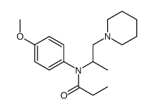 N-(4-methoxyphenyl)-N-(1-piperidin-1-ylpropan-2-yl)propanamide Structure