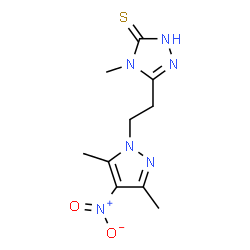 5-[2-(3,5-DIMETHYL-4-NITRO-PYRAZOL-1-YL)-ETHYL]-4-METHYL-4H-[1,2,4]TRIAZOLE-3-THIOL picture