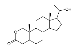 20-Hydroxy-2-oxa-pregnan-3-on Structure