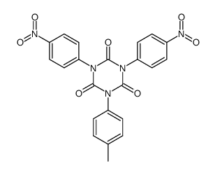 1,3-bis-(4-nitro-phenyl)-5-p-tolyl-[1,3,5]triazinane-2,4,6-trione结构式