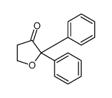 2,2-diphenyloxolan-3-one Structure