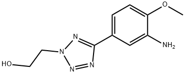 2-(5-(3-amino-4-methoxyphenyl)-2H-tetrazol-2-yl)ethanol结构式