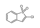 2-chloro-1-benzothiophene 1,1-dioxide Structure