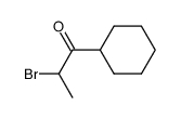 1-Propanone, 2-bromo-1-cyclohexyl- (6CI,9CI) structure