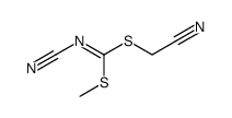 cyanomethyl methyl cyanocarbonimidodithioate Structure