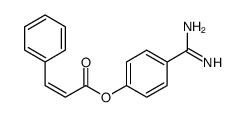 4-Amidinophenyl cinnamate Structure