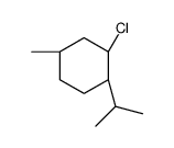 (1R,2S,4S)-2-chloro-4-methyl-1-propan-2-ylcyclohexane结构式