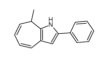 8-methyl-2-phenyl-1,8-dihydrocyclohepta[b]pyrrole Structure