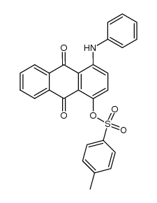 1-anilino-4-(tosyloxy)anthraquinone Structure