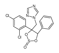 (4S,5R)-4-(2,4-dichlorophenyl)-5-phenyl-4-(1,2,4-triazol-1-ylmethyl)-1,3,2-dioxathiolane 2-oxide Structure