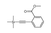 METHYL 2-((TRIMETHYLSILYL)ETHYNYL)BENZOATE Structure