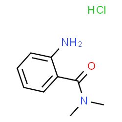 2-Amino-N,N-dimethylbenzamide hydrochloride结构式