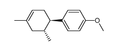 trans-1,5-dimethyl-4-(4'-methoxyphenyl)cyclohexene Structure