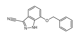 7-(苯基甲氧基)-1H-吲唑-3-甲腈结构式