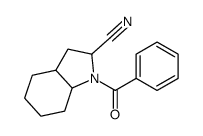 1-benzoyl-2,3,3a,4,5,6,7,7a-octahydroindole-2-carbonitrile Structure