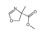 4-Oxazolecarboxylicacid,4,5-dihydro-4-methyl-,methylester,(S)-(9CI)结构式