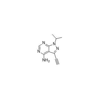 3-Ethynyl-1-(1-methylethyl)-1H-pyrazolo[3,4-d]pyrimidin-4-amine picture