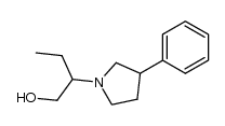 3-phenyl-N-(1'-hydroxy-2'-butyl)-pyrrolidine结构式