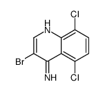 4-Amino-3-bromo-5,8-dichloroquinoline structure