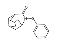 4-phenylsulfanyl-4-azatricyclo[4.3.1.1(3,8)]undecan-5-one Structure