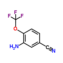 3-Amino-4-(trifluoromethoxy)benzonitrile Structure