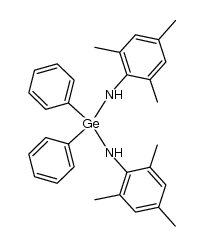 N,N'-dimesityl-1,1-diphenylgermanediamine Structure