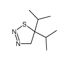 1,2,3-Thiadiazole,4,5-dihydro-5,5-bis(1-methylethyl)-(9CI)结构式