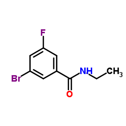 3-Bromo-N-ethyl-5-fluorobenzamide Structure