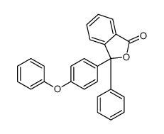 3-(4-phenoxyphenyl)-3-phenyl-2-benzofuran-1-one结构式