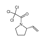 (2S)-N-trichloroacetyl-2-vinylpyrrolidine Structure